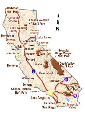 Request free travel planners for California vacation planning.