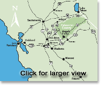 Calaveras County Map