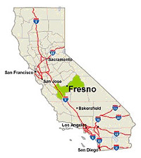 Fresno Map
