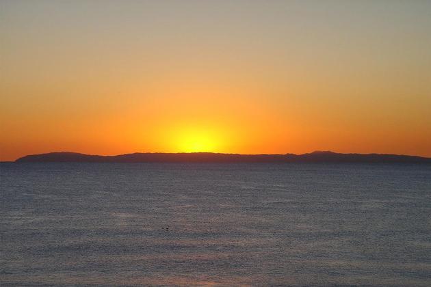 Sunset over Catalina Island