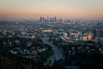 View of Los Angeles from Mulholland Drive