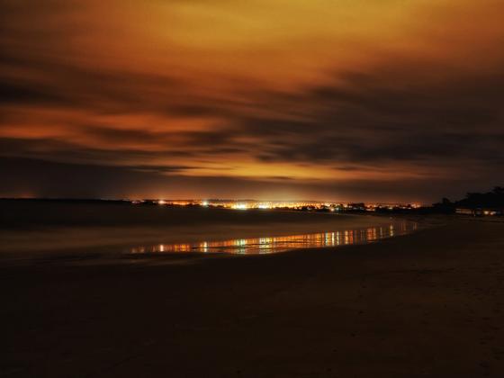 Del Monte Beach at Night